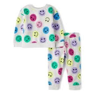 Colorful Smiley Face Kids Pajamas